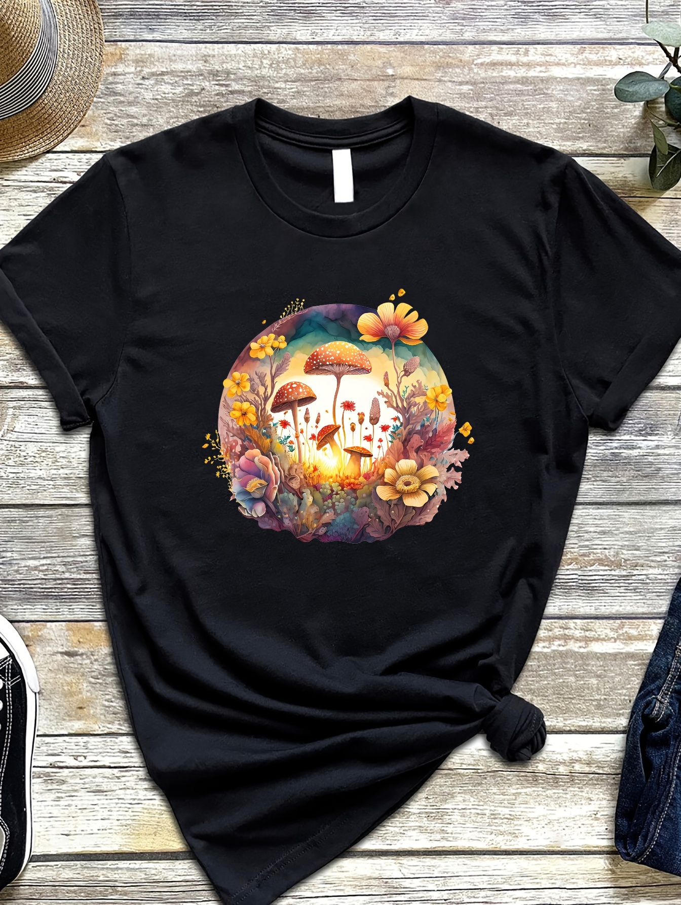 Mushroom Shirt - Temu