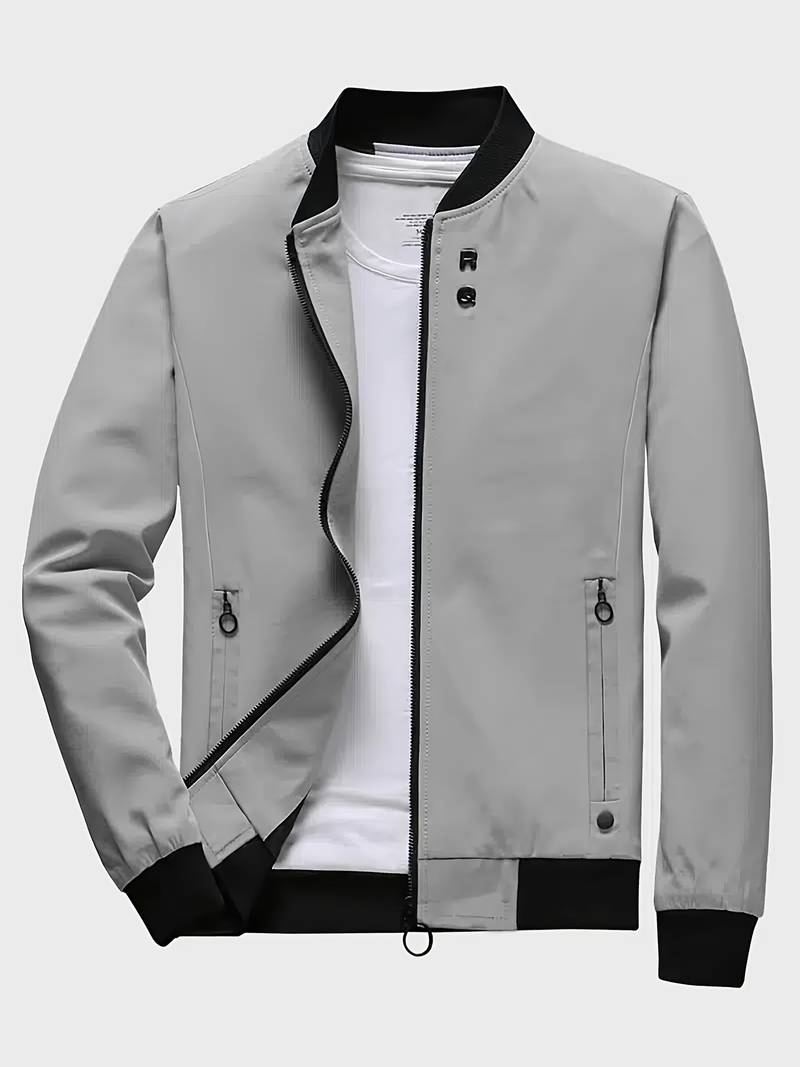 Mens Casual Jackets With Zipper Pockets Mens Clothes Outerwear Best ...