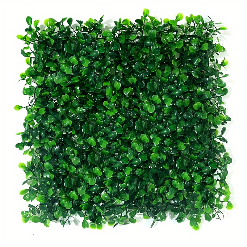 

10pcs Grass Wall Panels Artificial Grass Wall Backdrop Greenery Wall Art Fence Faux Boxwood Privacy Hedge Panels Decor For Party Wedding Backyard Indoor Outdoor, 25x25cm