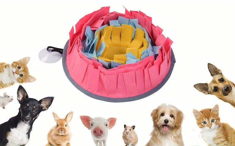 Pet Snuffle Mat for Dogs, Puppy Sniffing Pad Interactive Feed Game for  Boredom, Feeding Mat Encourages Natural Foraging Skills, Foraging Mat for  Small