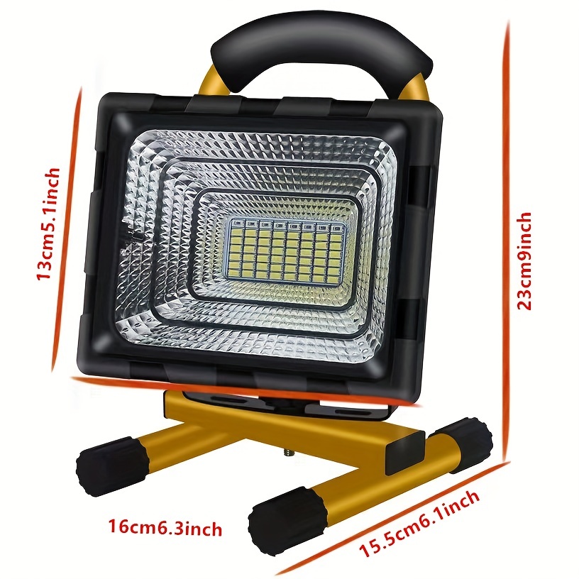 1pc High Brightness, Portable Multi-Functional Emergency Lights,Solar  Energy Charging, Home Electricity Charging, High Capacity Searchlights,  Distress