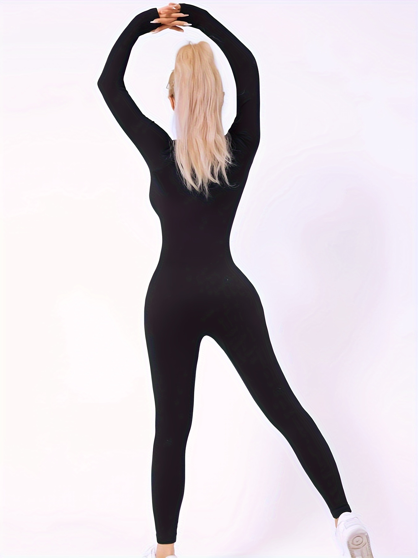 Solid Color Quick Drying Hollow Back Sports Jumpsuit Workout - Temu United  Arab Emirates