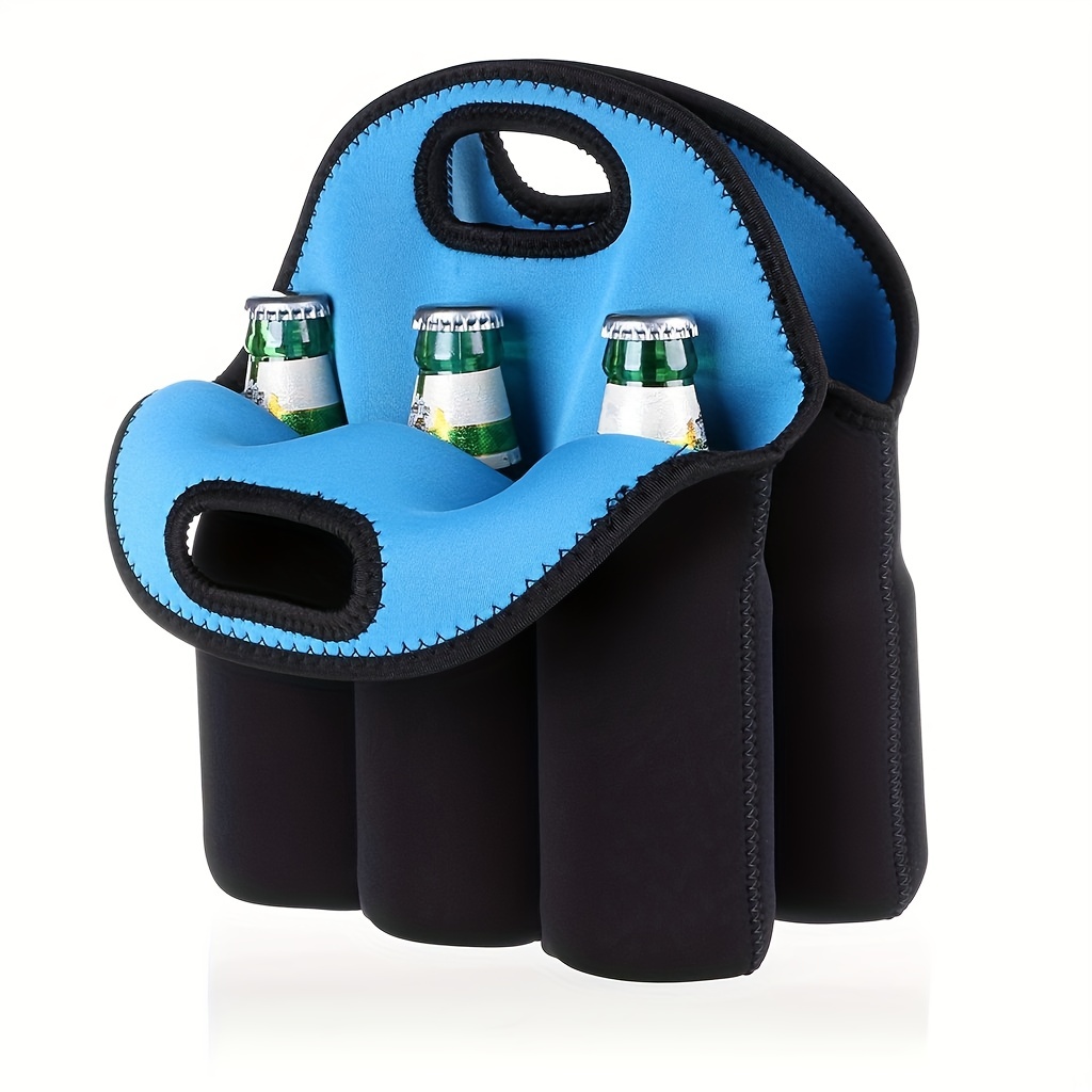 Insulated Two Bottle Bag - Colored Wine Bottles