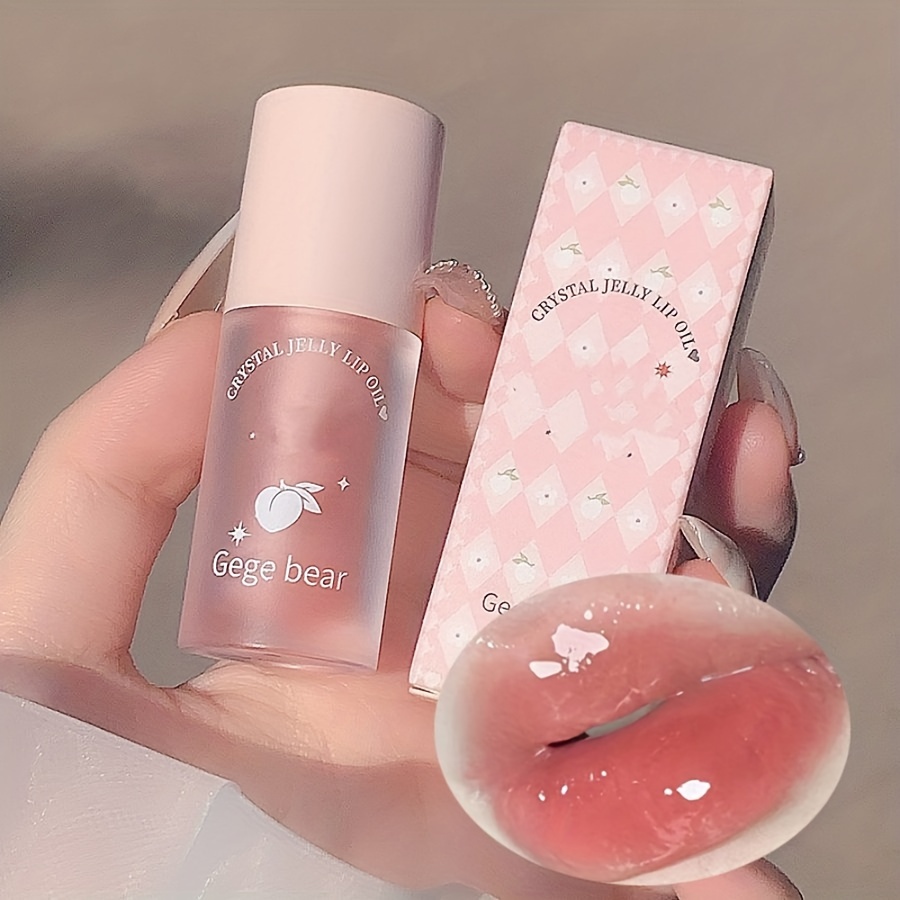 Strawberry Flavored Watery Crystal Clear Jelly Lip Oil Lip - Temu