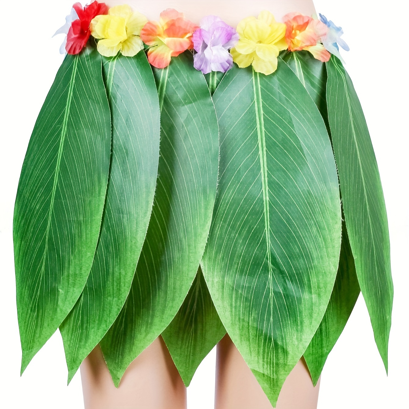 Kit de guirnalda de falda de vestido Hula Hawaiana para adultos y niños,  disfraz de baile