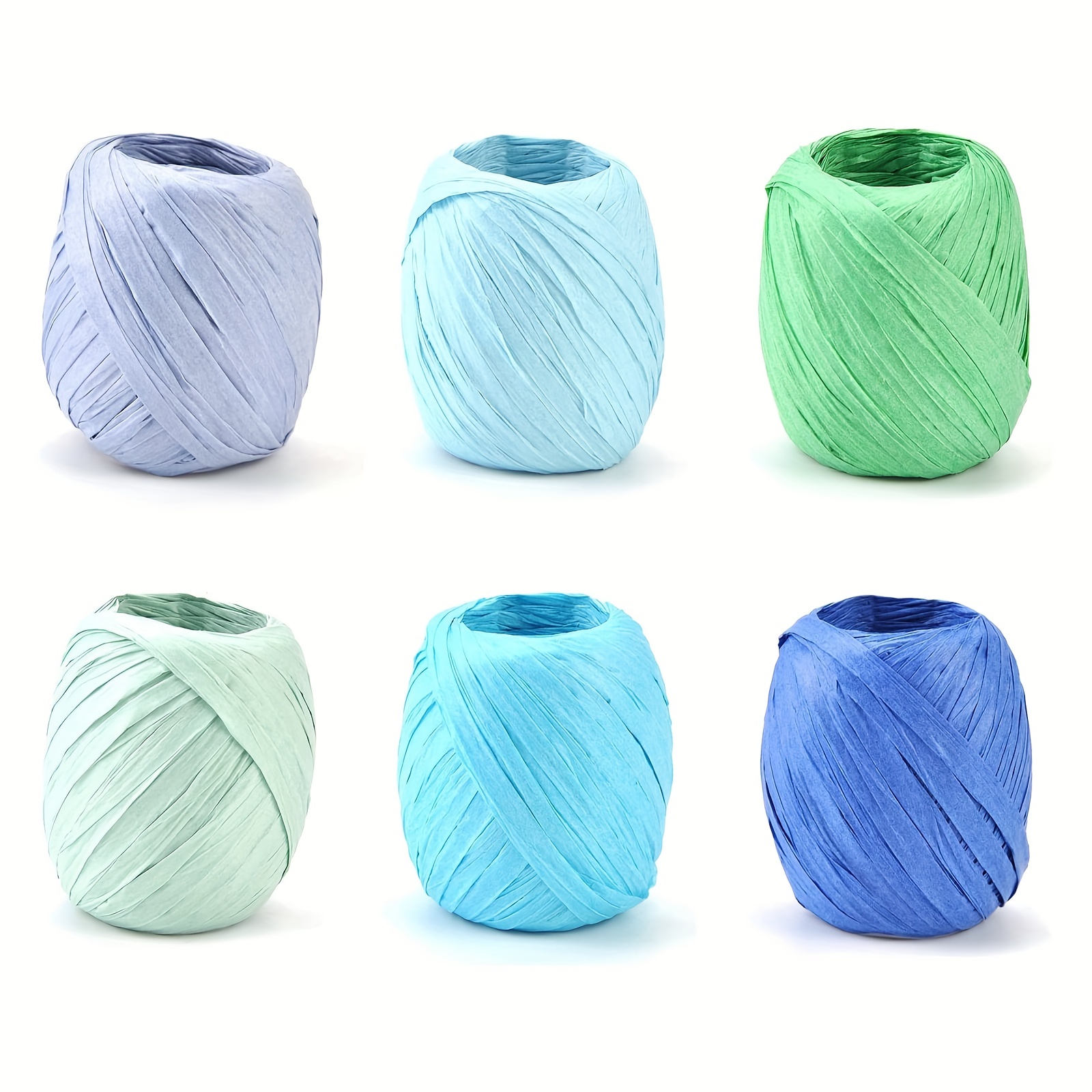 Raffia Paper Rope Rugby Egg Roll Diy Handmade Packaging Gift - Temu