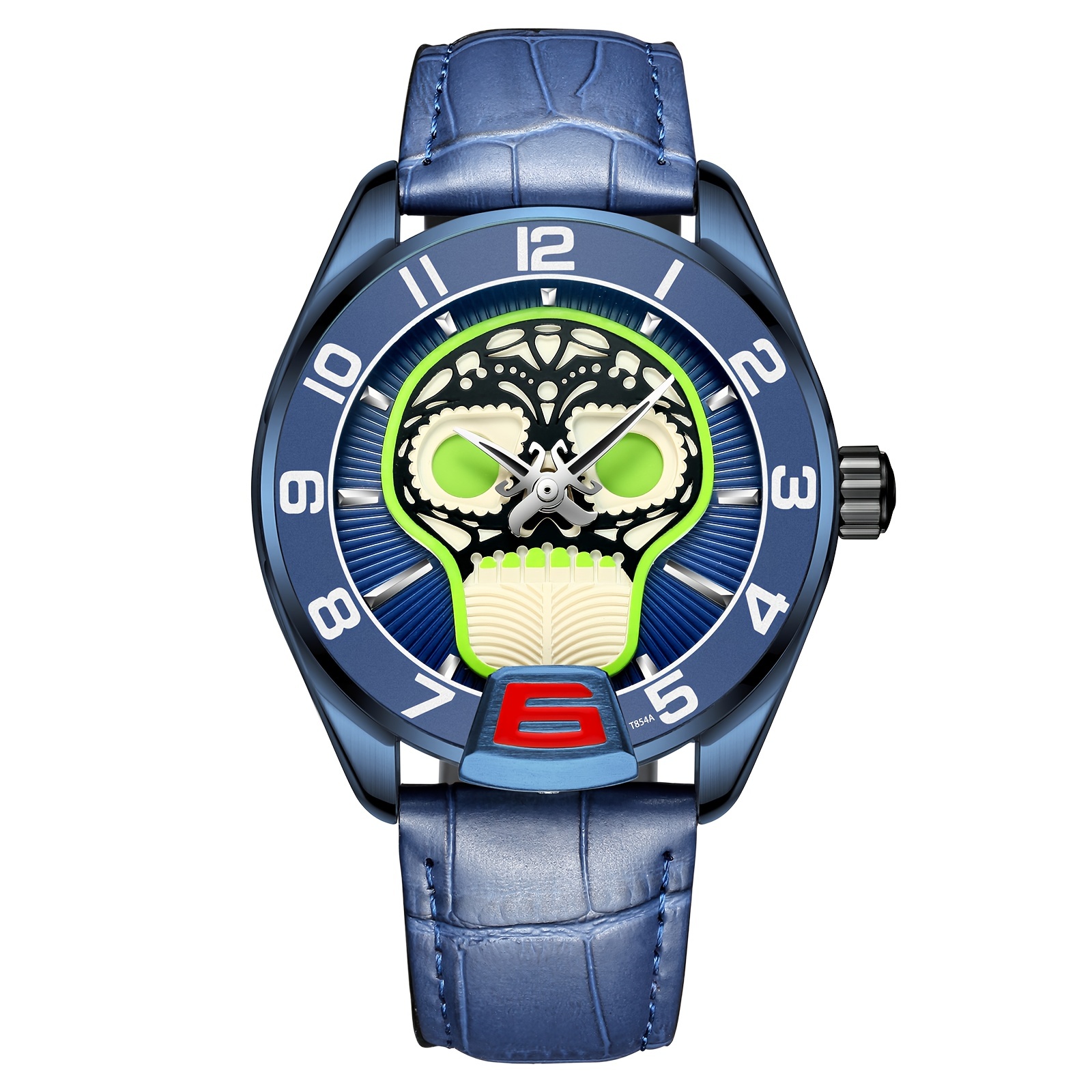 Hollow Automatic Mechanical Waterproof Wrist Watch - Temu United Kingdom