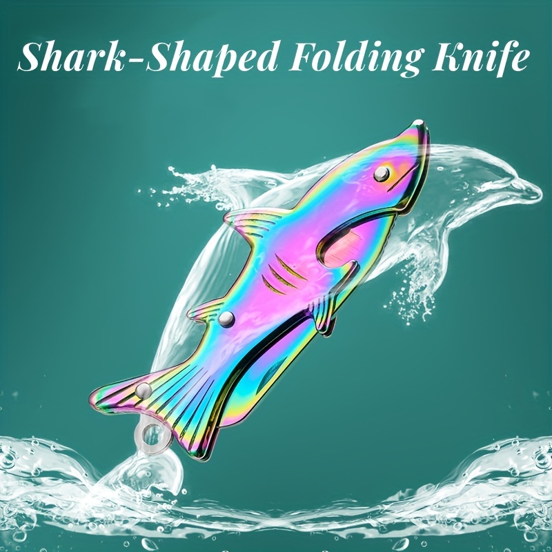 Shark shaped Mini Portable Folding Knife Perfect For Outdoor - Temu