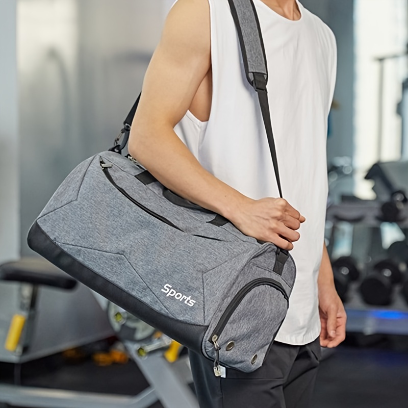 Gym Bag Large Capacity Short Distance Travel Bag Portable Luggage Bag With Shoe  Compartment Suitable For Fitness Exercise Yoga And Outdoor Travel, High-quality & Affordable