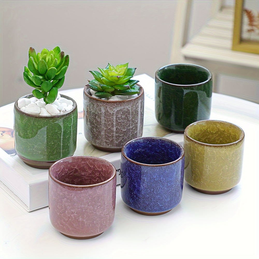 Ceramica Cactus Set Di Piante In Vaso Decorazione Domestica