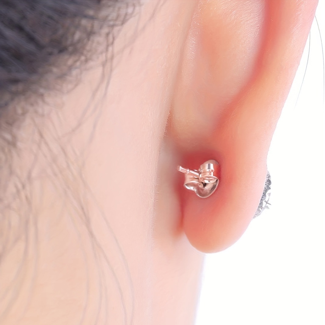 Safety Locking Earring Backs Adjustable Hypoallergenic Earring Nuts 