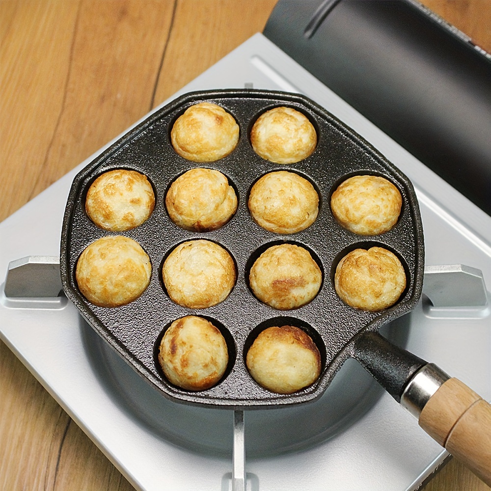 Takoyaki Frying Pan Non stick Pan Iron Plate Commercial - Temu Canada