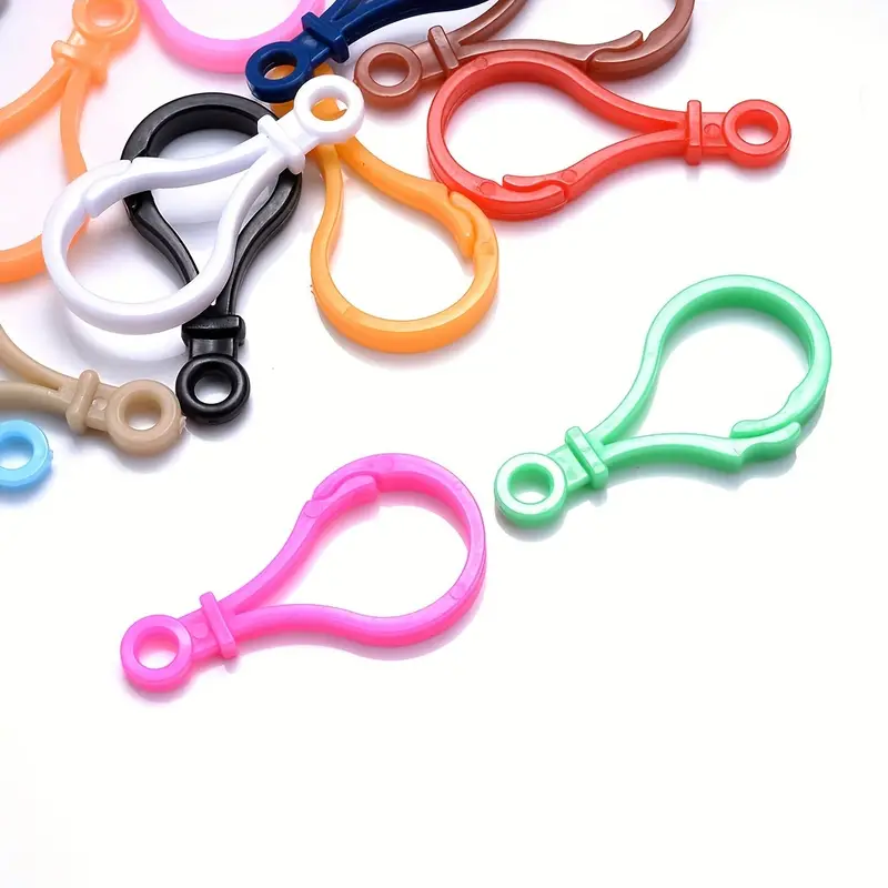 Lanyard Clips And Hooks Mixed Color Hard Plastic Lobster - Temu