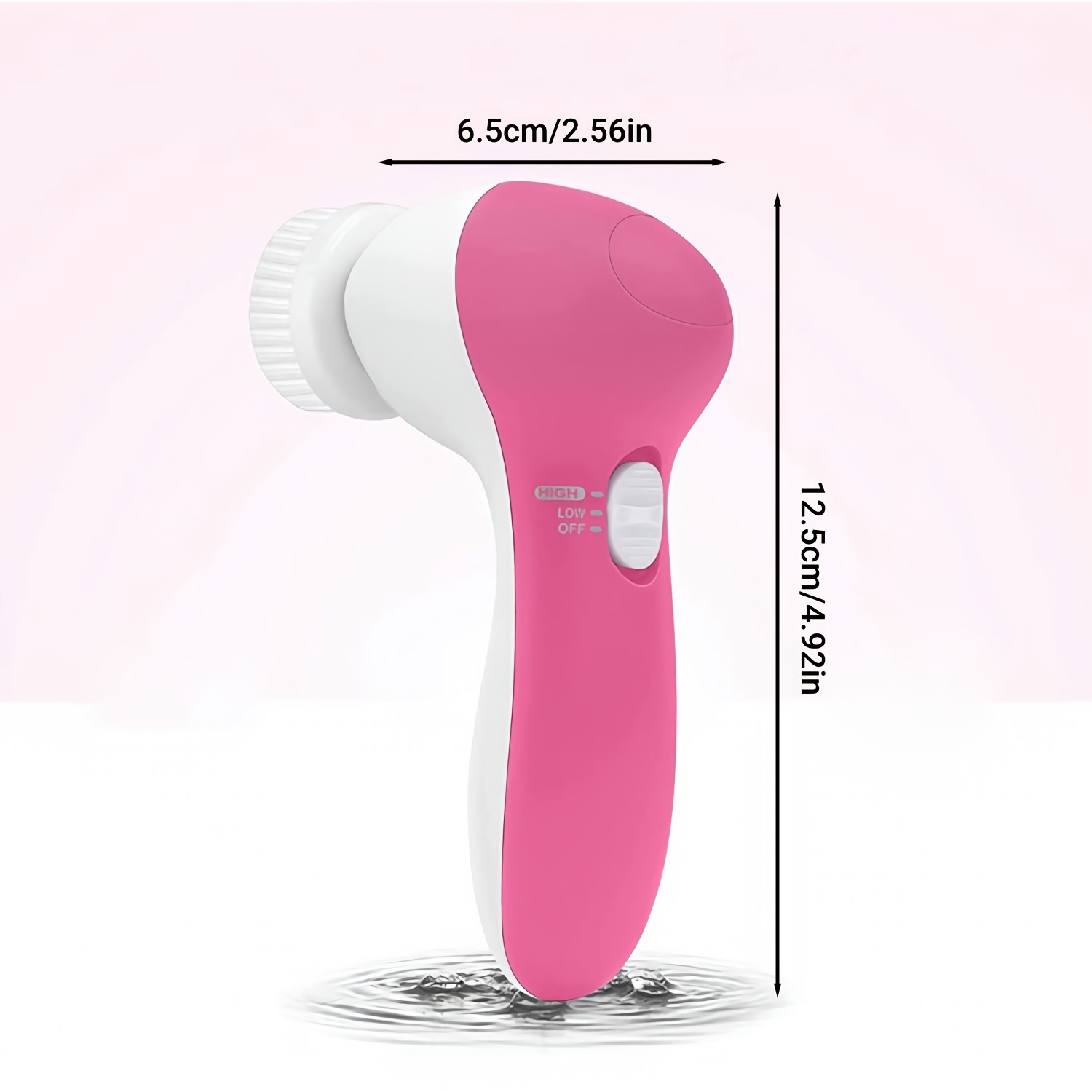 4 in 1 Rotary Facial Cleansing Brush Battery Operated Facial Scrubber  Multi-Fuctional Facial Brush for Deep cleaning - China Facial Brush and  Facial Cleansing Brush price