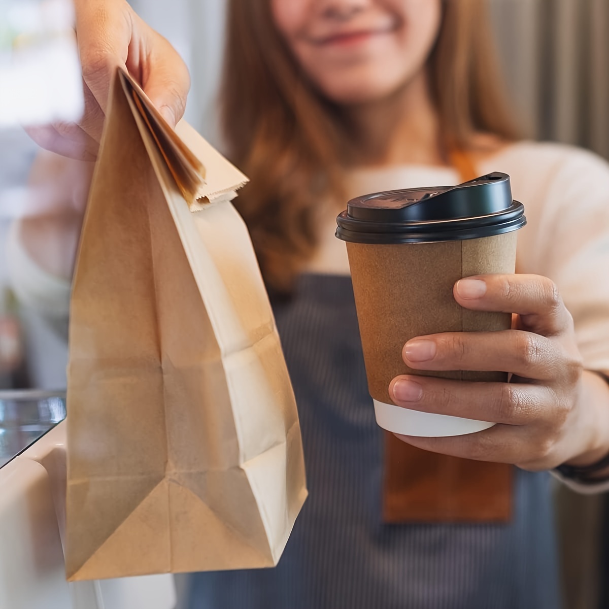 Brown Paper Bags Paper Lunch Bags 4 pound Recyclable Kraft - Temu Germany