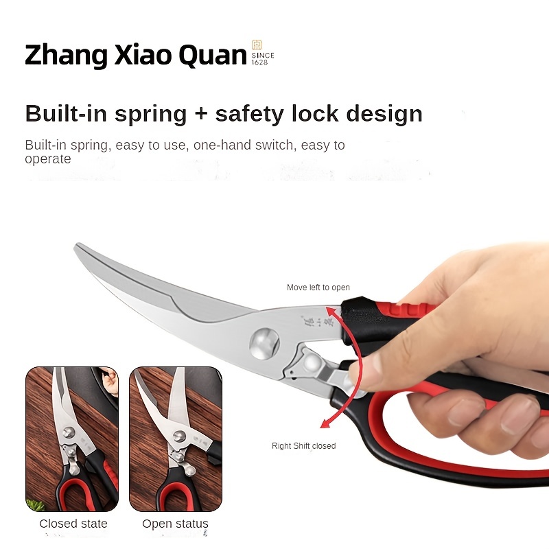 Zhang Xiaoquan 8 Inch Stainless Steel Multi-function Kitchen Scissors