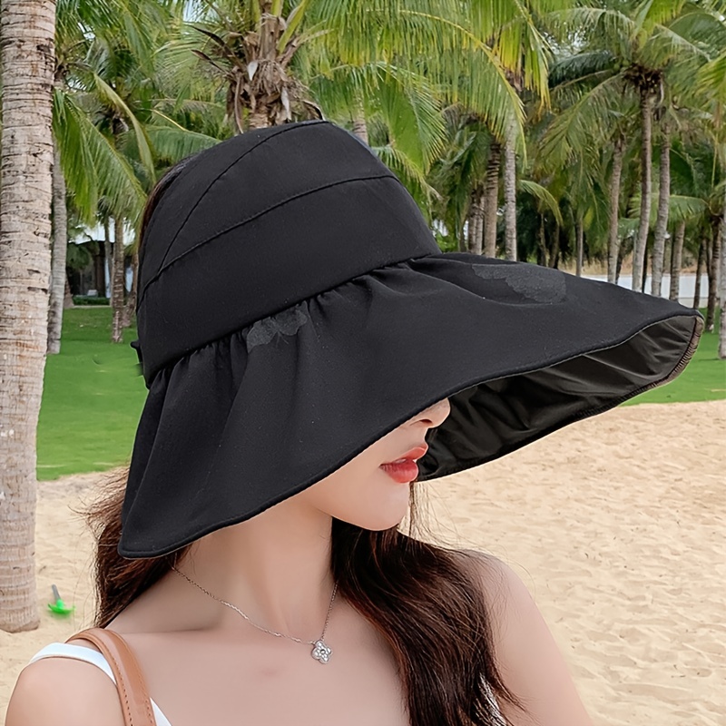 Women's Sun Hat Lace Streamer Butterfly Decoration Ruffle - Temu