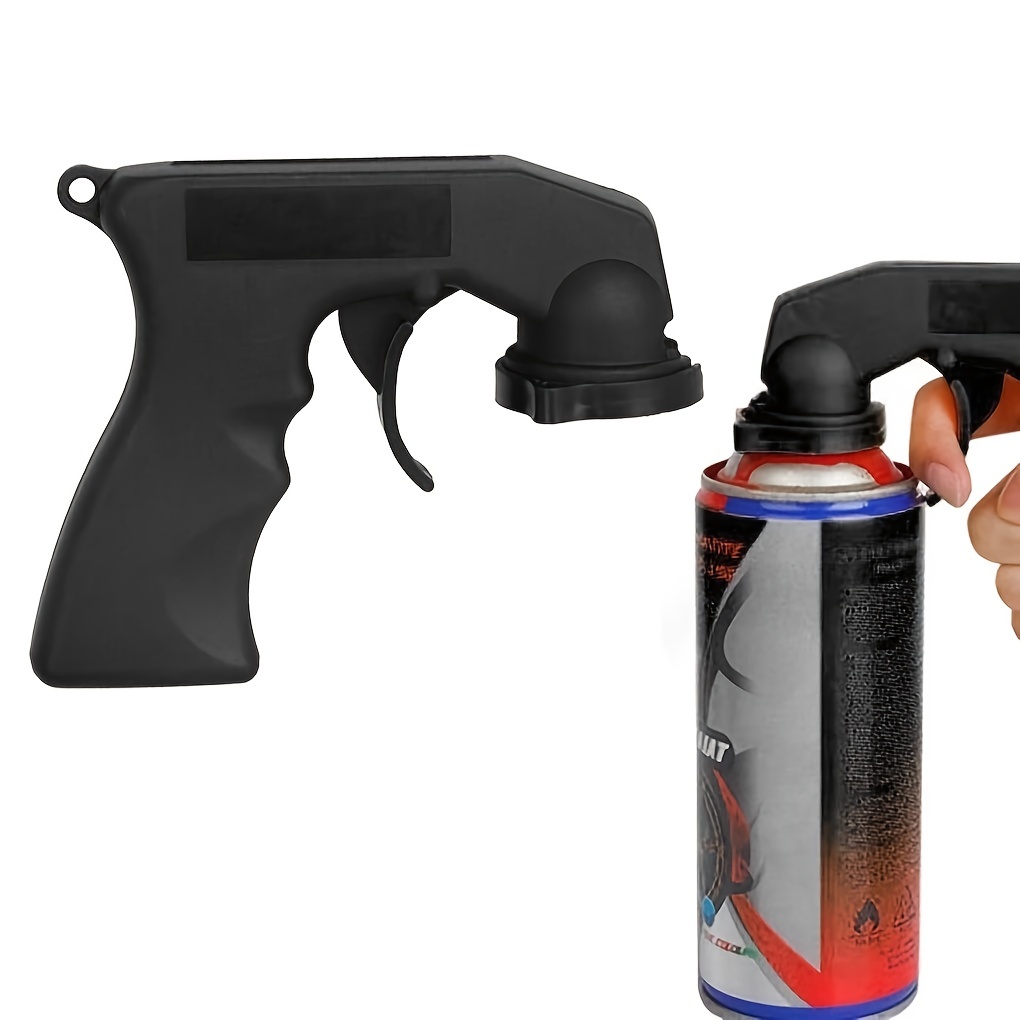 Toorise Paint Care Aerosol Spray Gun Handle Portable Spray Paint Aerosol  Applicator w/ Full Grip Trigger Locking Collar Maintenance Repair Tool Car  Accessories 