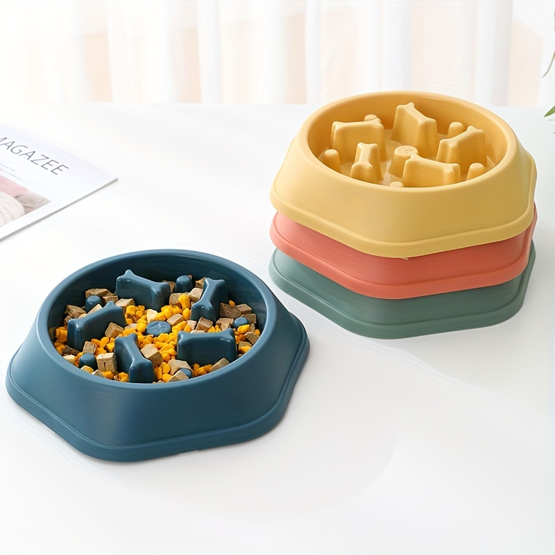 Interactive Slow Feeder Dog Bowl - Bloat Stop Design For Healthy Eating And  Digestion - Temu