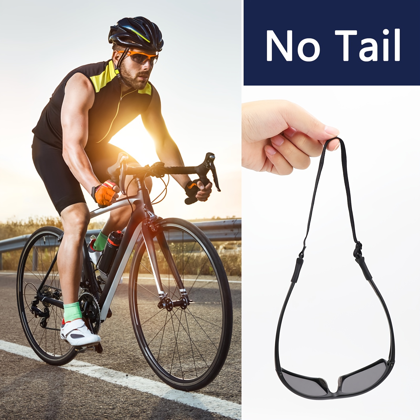 Buyisgle No Tail Adjustable Eye Glasses Holder Cable Strap