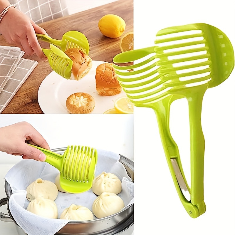 Hand-held Fruit Slicer Multi-function Cutter Tool Shreadders Lemon Cutting  Holder Cooking Tools Kitchen Accessories