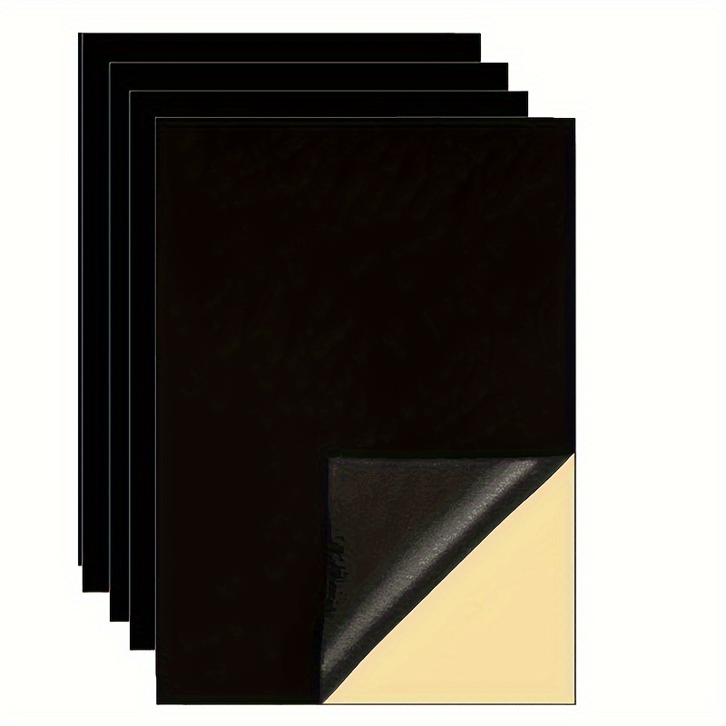 10 feuilles de Papier velours adhésives A4 couleurs assorties