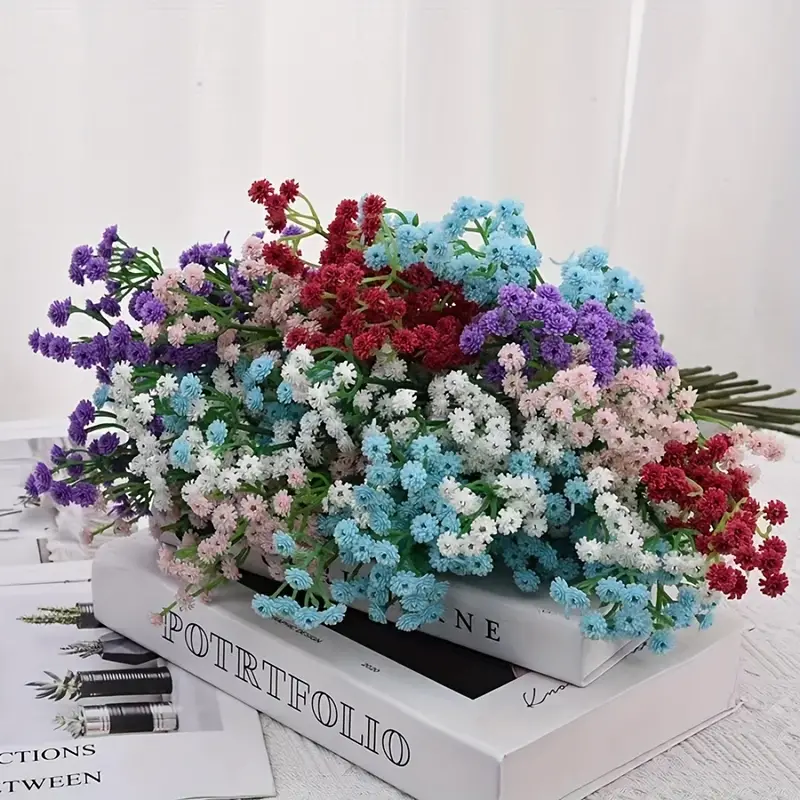 Baby Breath Artificial Flowers Real Touch Fake Gypsophila - Temu
