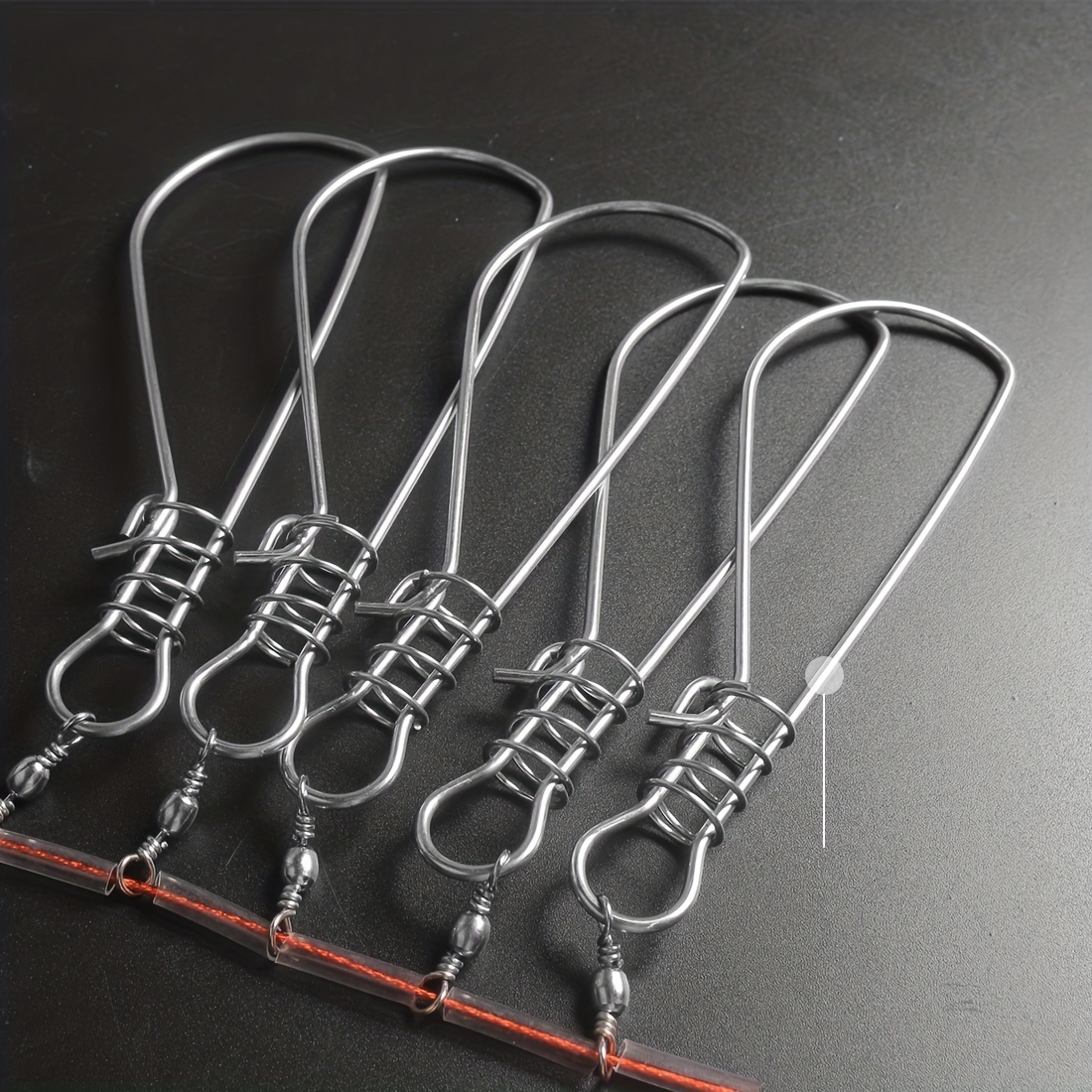 🐟 Stainless Steel Heavy Duty Fish Stringer with 10 Snaps + 2 Free rod  bells. 🎣 