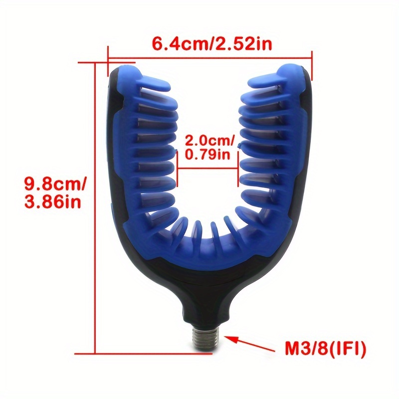 Deer Horn Shape Fishing Rod Rest Head Carp Fishing Rod Rest Fishing Tackle  Grippers Rest Fishing Accessory Easily to Use Fishing Accessory Adjustable