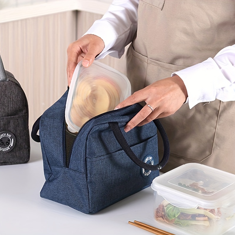 1 bolsa de aislamiento portátil, bolsa de fiambrera portátil, bolsa de  pícnic al aire libre, bolsa de almuerzo grande, bolsa de almuerzo para  estudiantes, bolsa de almuerzo de papel de aluminio - Temu