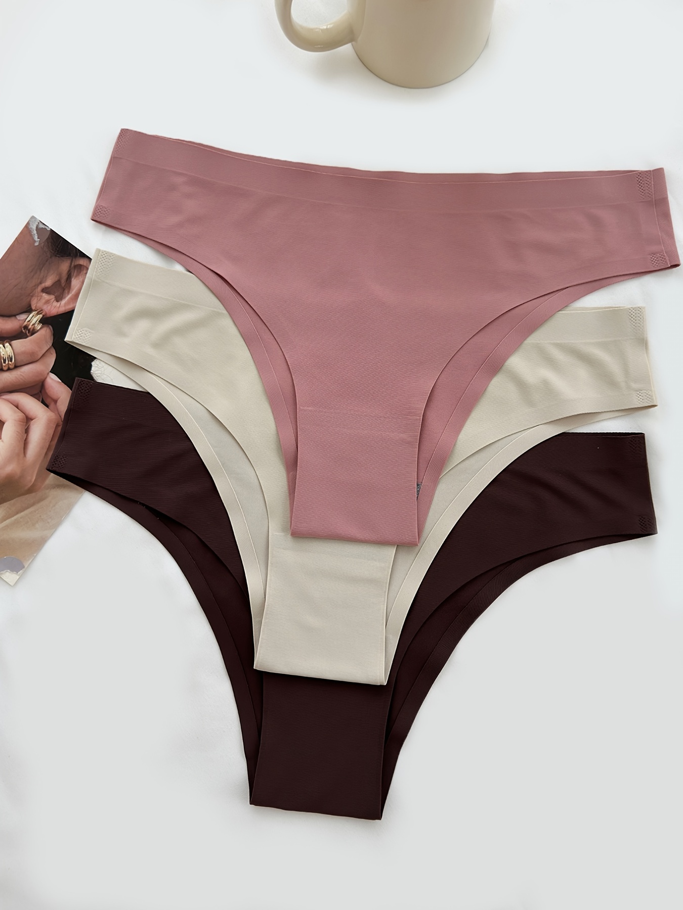Women's 2-in-1 Pack Seamless Bikini Panty