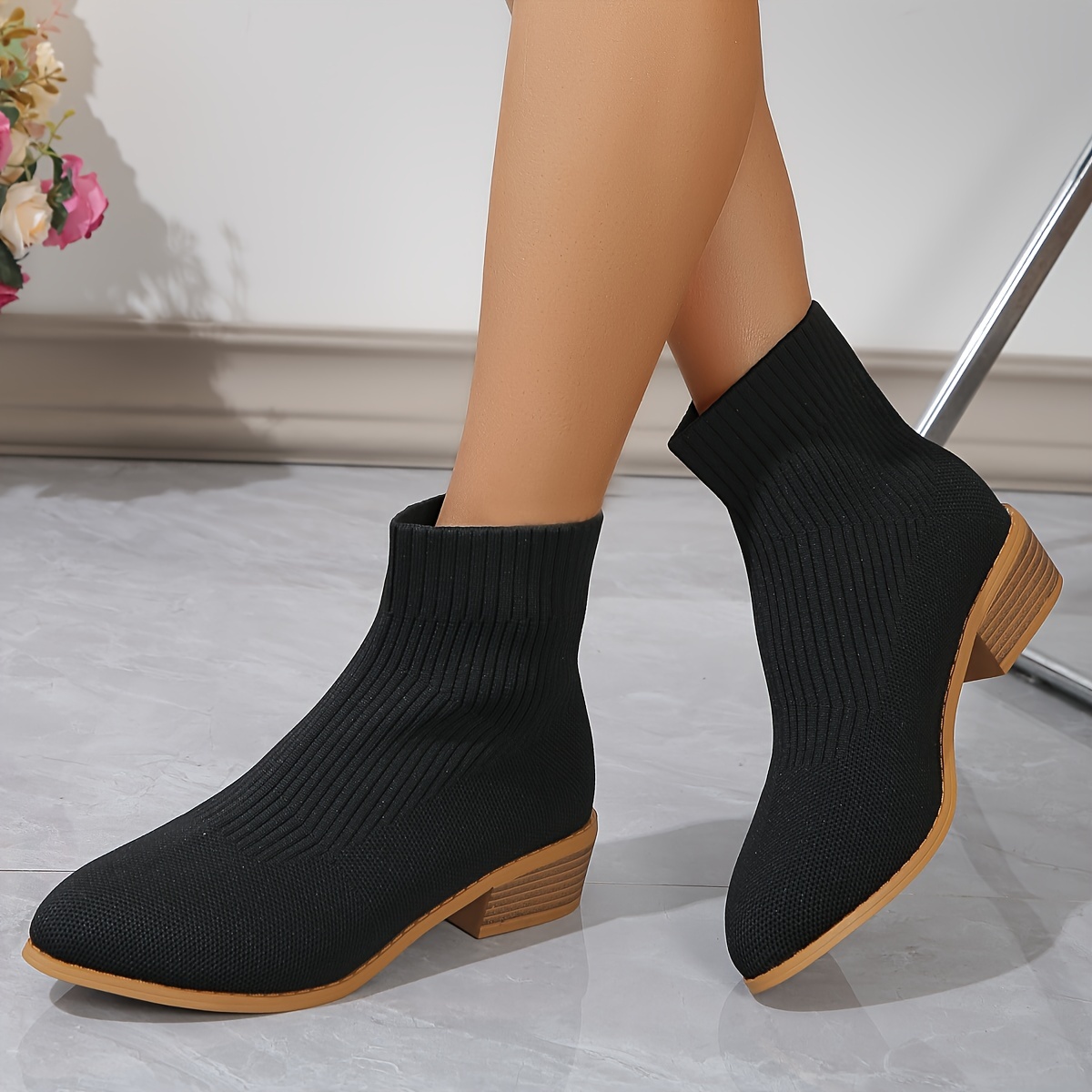 Ankle Boots For Women Wide Width - Temu