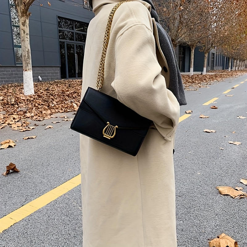 Pu Leather Chain Strap For Handbag Shoulder Bag Crossbody - Temu