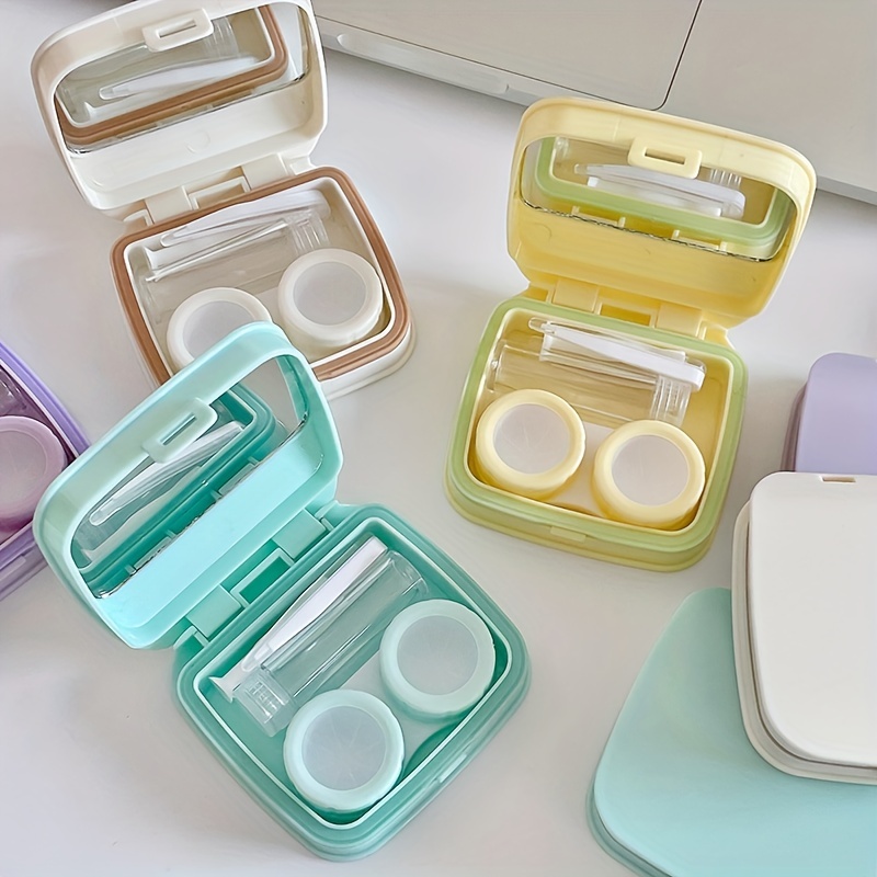 Portable Aesthetic Bear Contact Lens Box Kit: Contact Lens - Temu