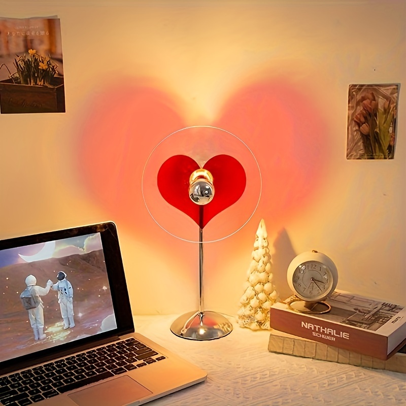 Lampe néon acrylique 3D lampe de nuit pour enfants lampe de table  décoration de fête d'anniversaire lampe de chevet Saint Valentin, pomme