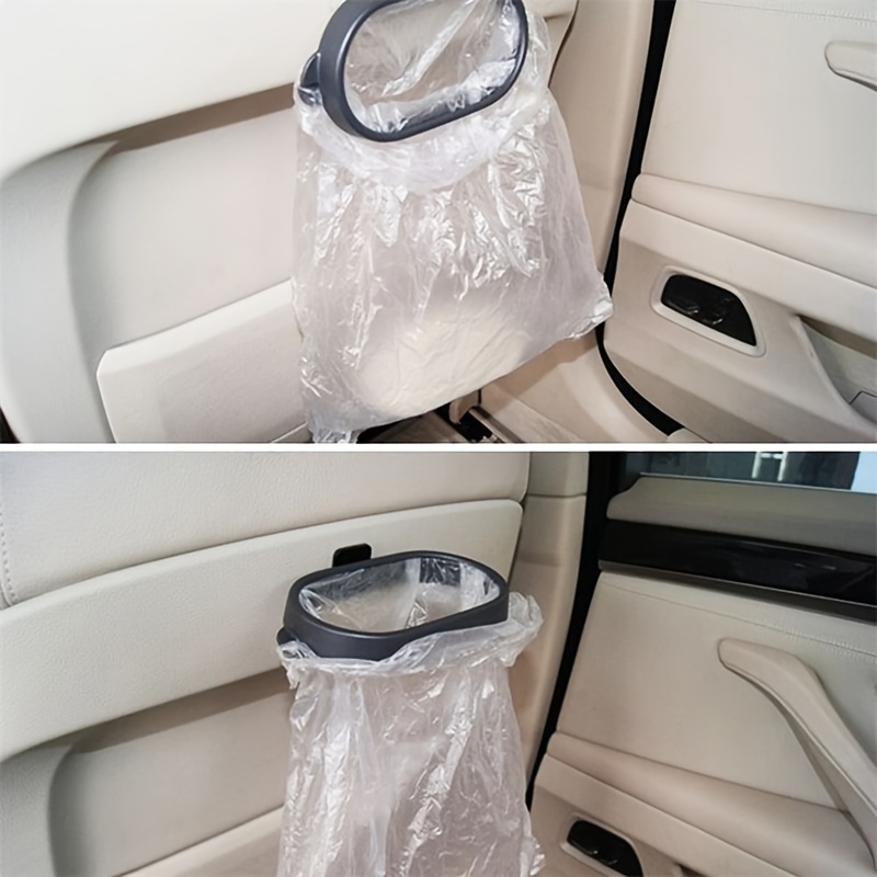 Car Trash Can Frame Auto Garbage Bag Holder Organizer Box Hanging Frame