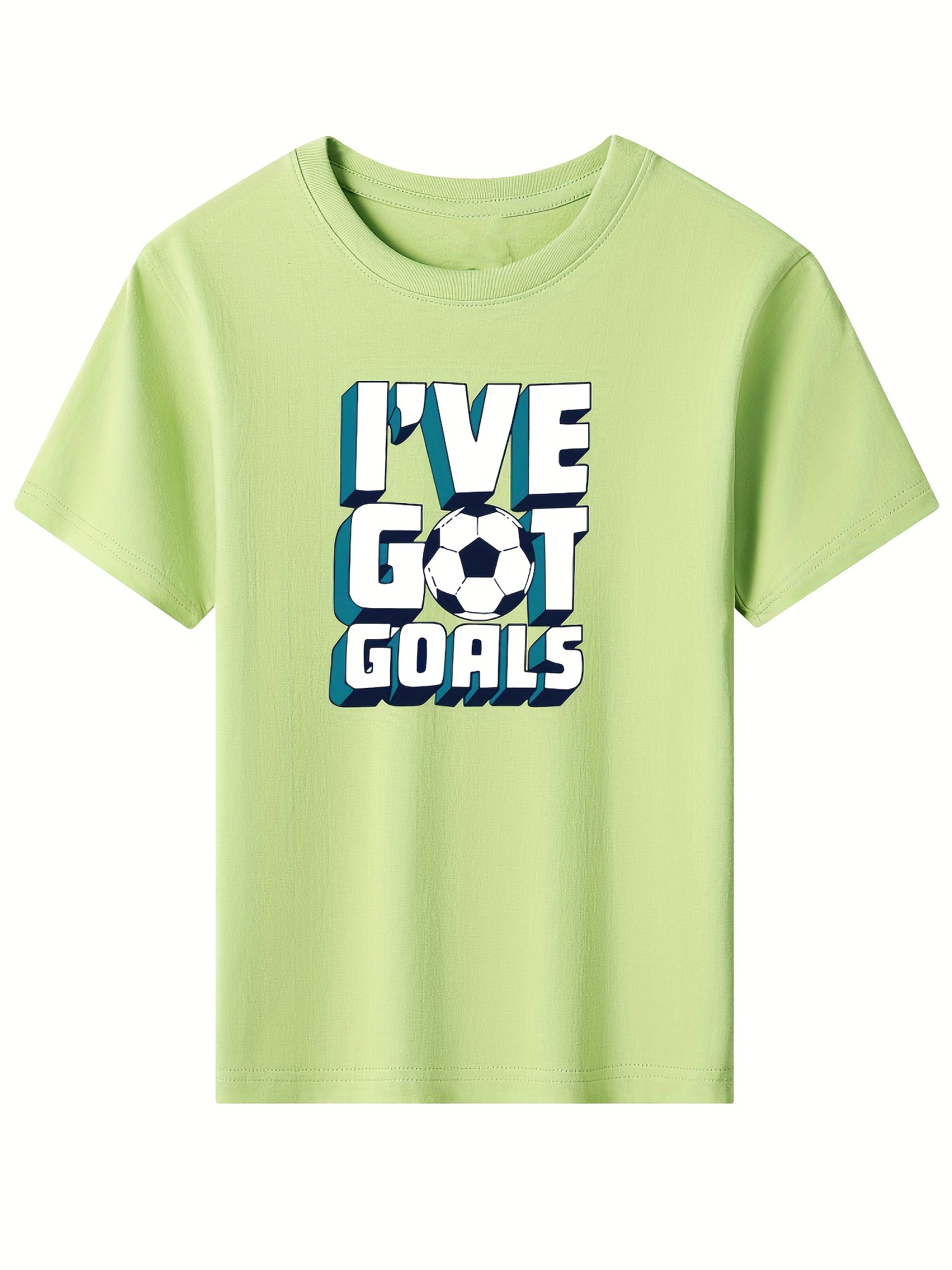 Football Goal Print T-shirts For Boys - Cool, Lightweight And