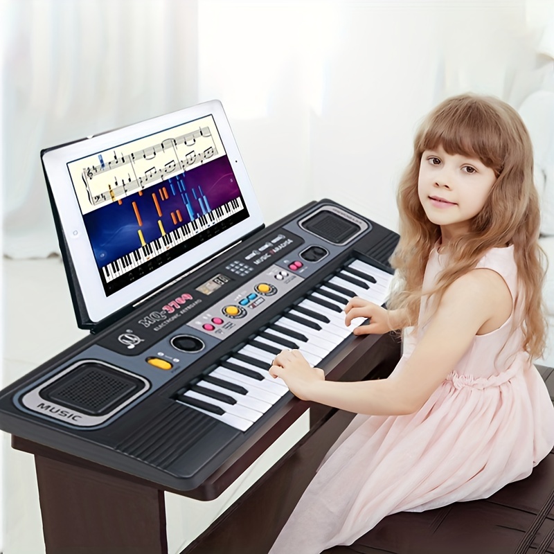 Piano électrique pour enfants à 37 touches avec microphone - Temu