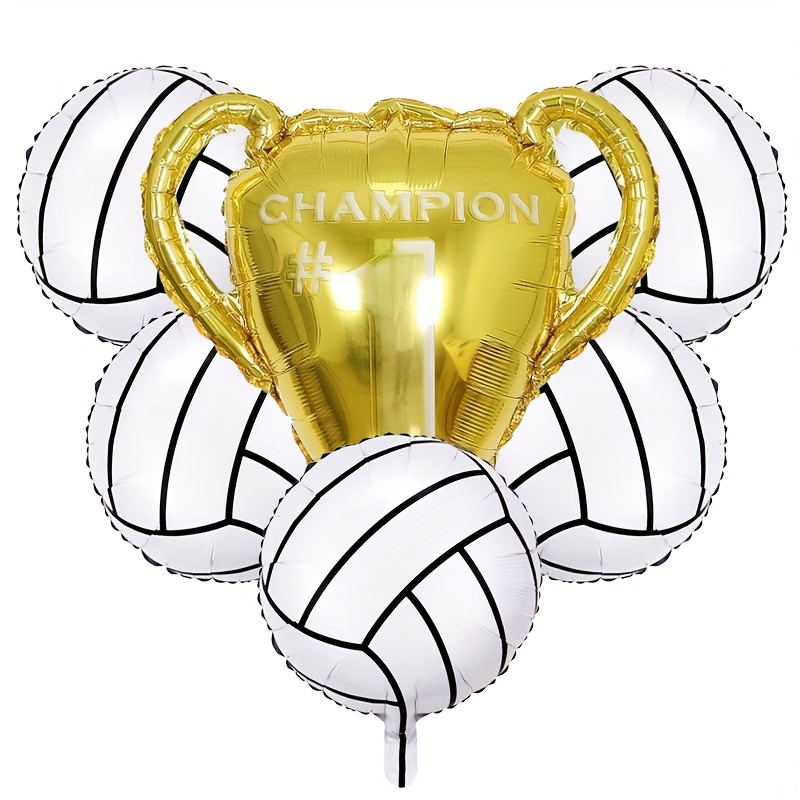 Ballon trophée or aluminium - 60 cm