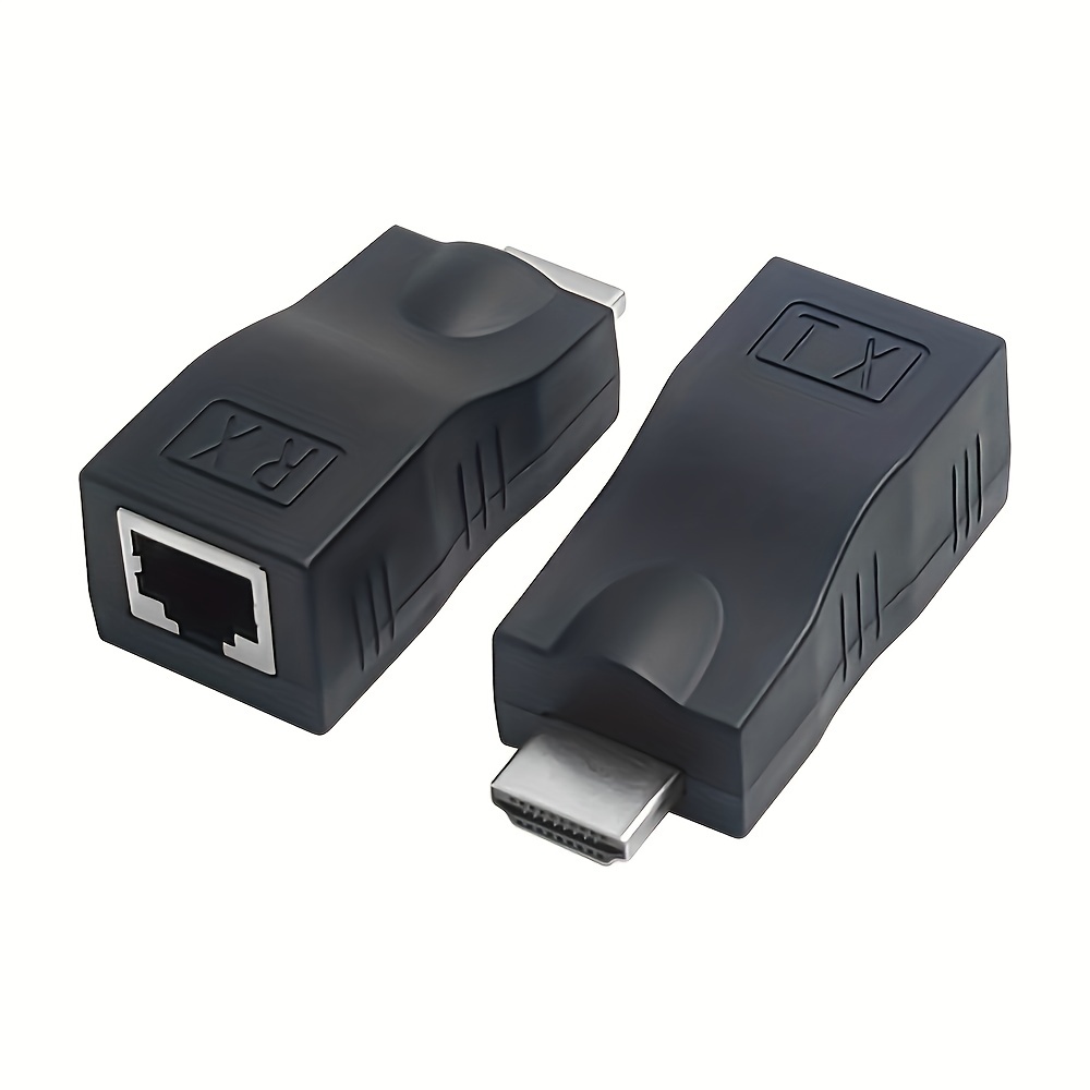 HDMI Rj45 Extender Video Audio, 1080P HDMI Repeater Extender Rj45