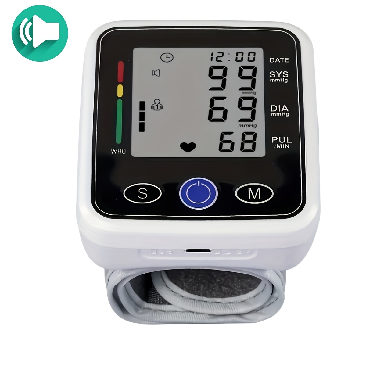 Blood Pressure Monitor Wrist Cuff , Automatic Digital BP Machine