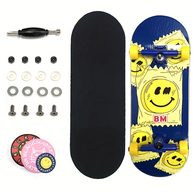 24 Pieces Mini Finger Skateboards Creative Finger Boards Set Mini  Skateboards for Fingers Hand Skateboard Mini Fingerboards Skateboards for  Finger