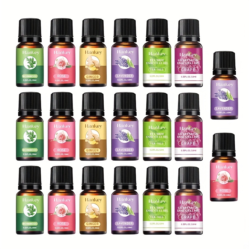 SACATR 48 Essential Oils Set - Essential Oils, Super Multi-Scents for Humidifier, Diffuser, Massage, Candle Making, Lavender, Sweet Orange, Tea Tree