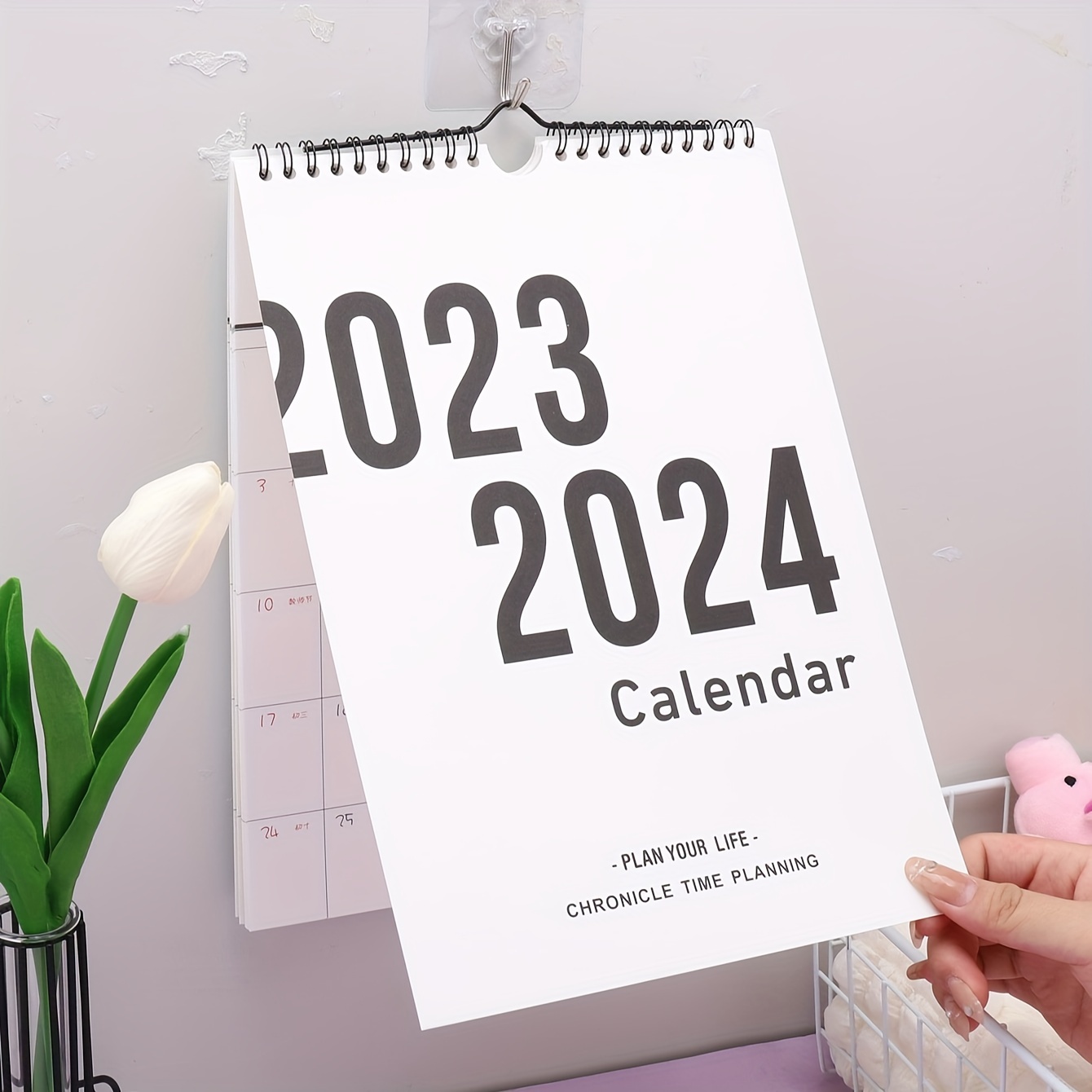 2023 2024 Year Of Work Punching Card Note Taking Calendar - Temu