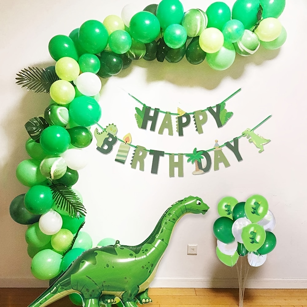 Set, Kit di palloncini dinosauri, Decorazioni per feste di compleanno 1 2 3  4 5 anni