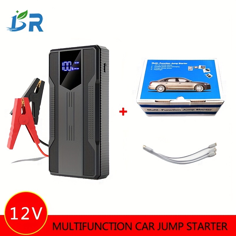 Manufacturer Portable Car Battery Charger Power Bank 12V 20000mAh Car Jump  Starter With LCD Screen