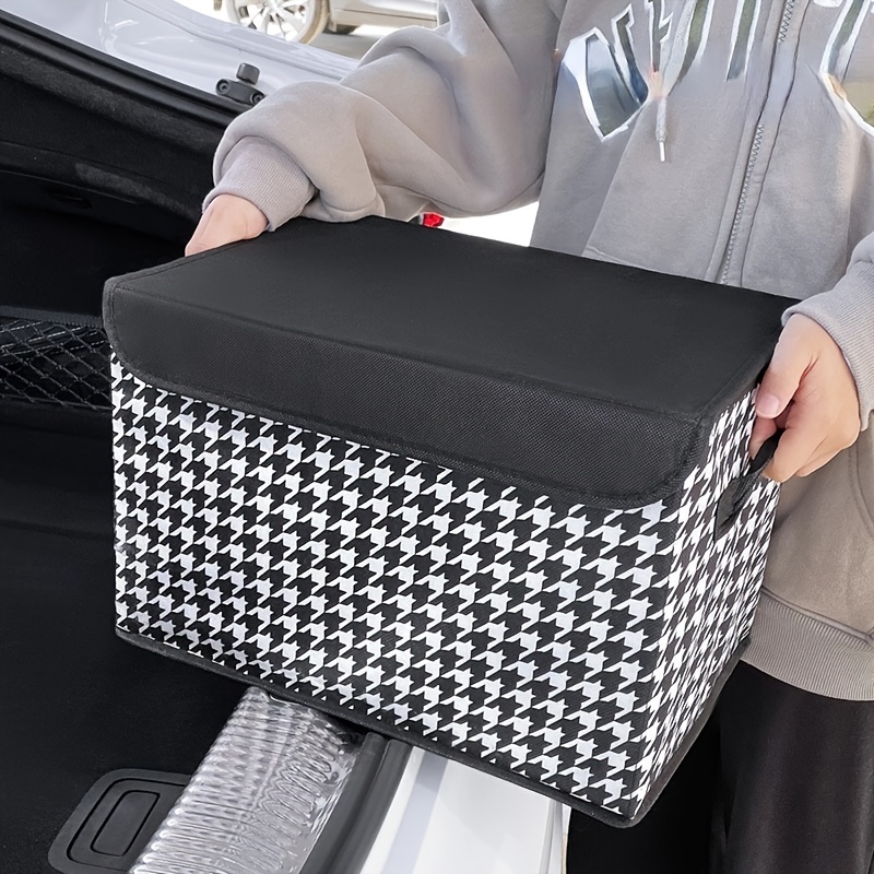 Car Trunk Storage Box Car Storage Box Car Tail Box Finishing - Temu