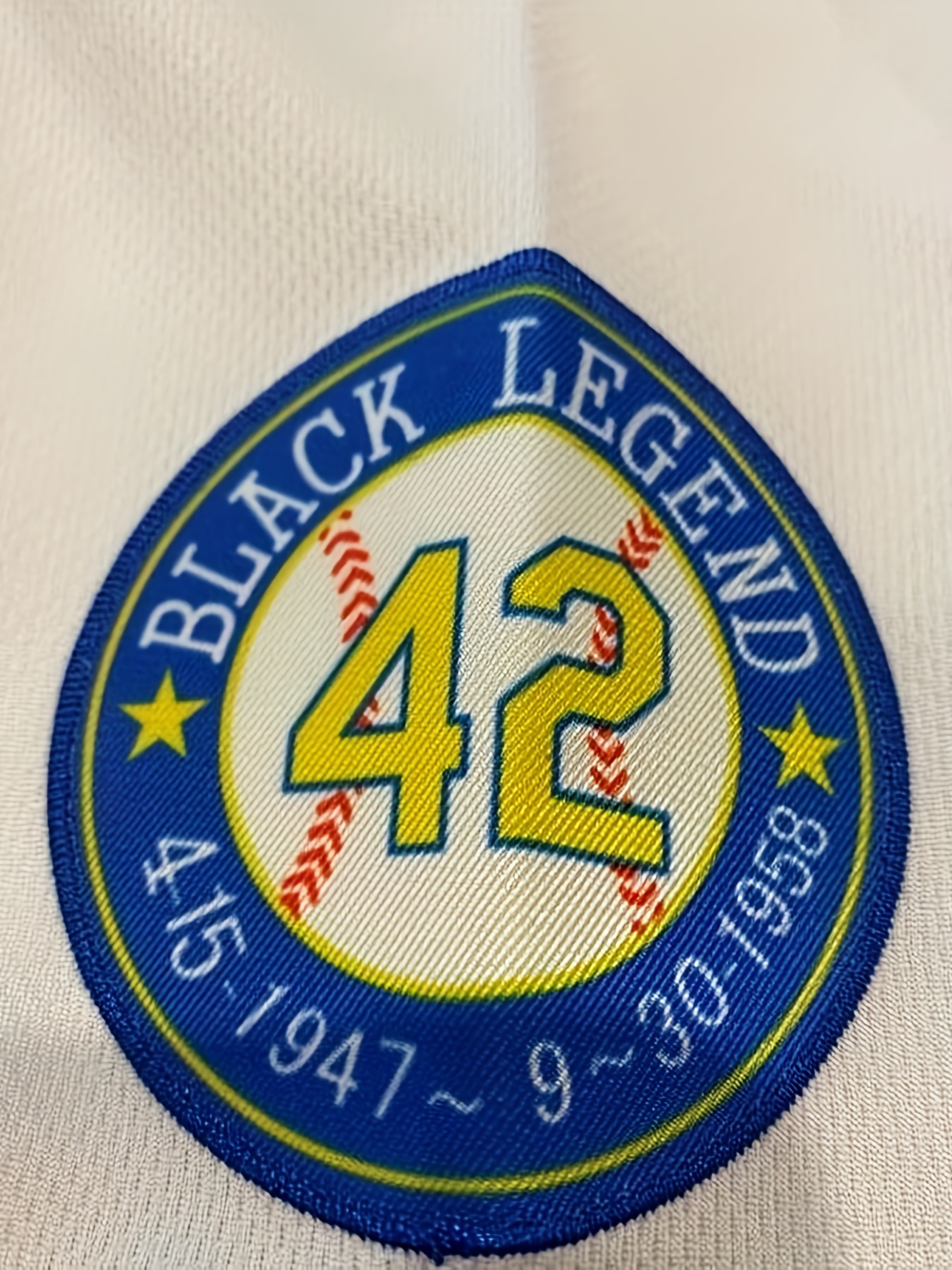 Men's Black Legend #42 Baseball Jersey, Retro Classic Baseball