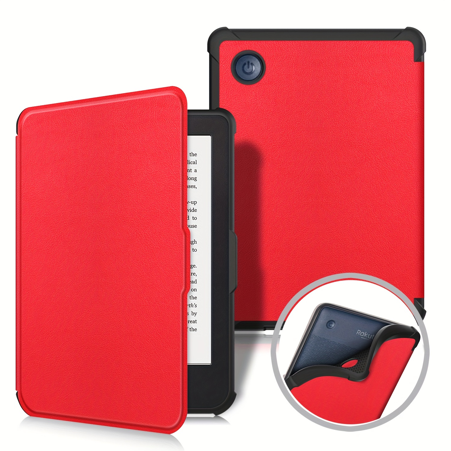 Folding Stand Magnetic Protective Cover Flip Shockproof Case For Kobo Clara  2e Ereader Model N506