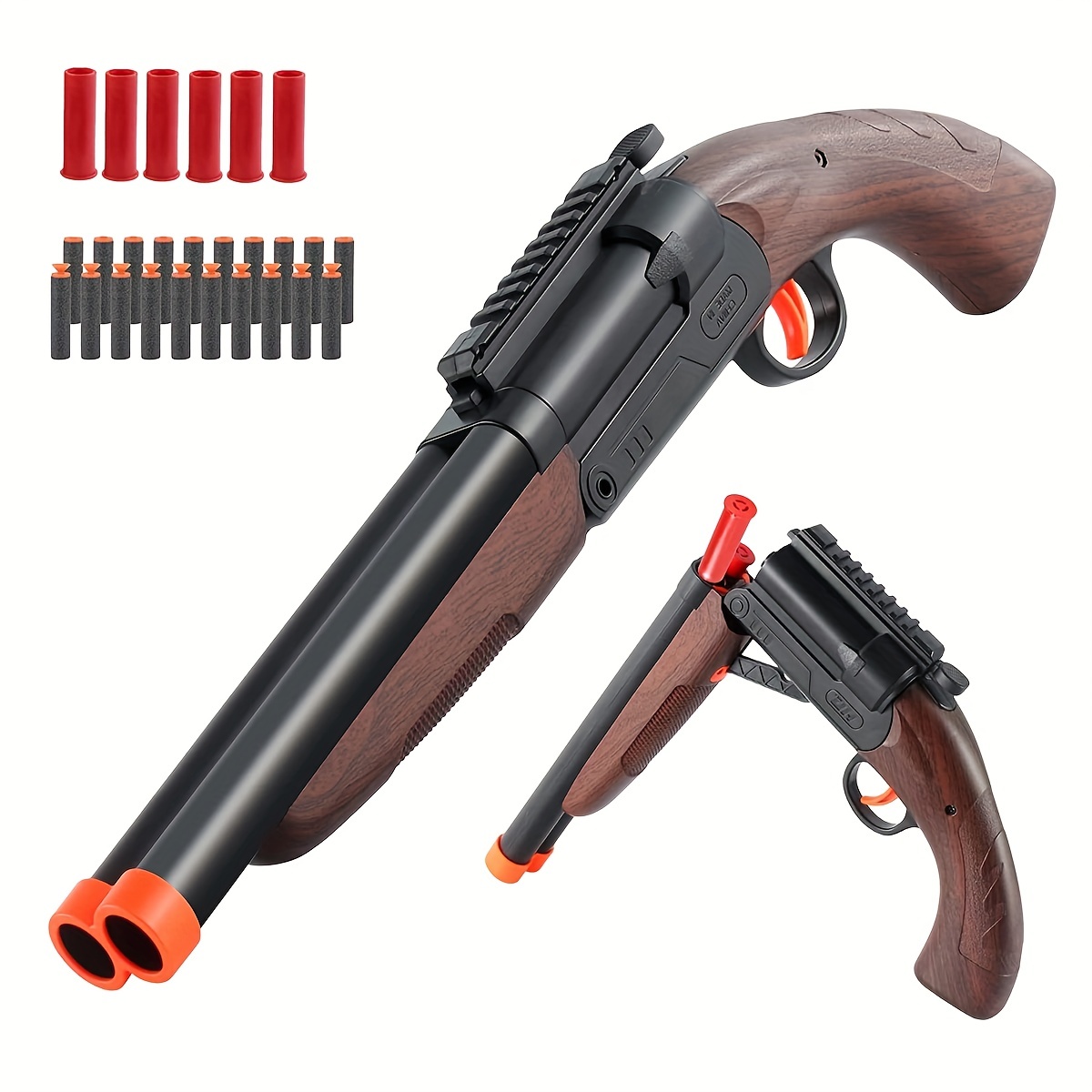 Sniper Barrett Toys Blasters Gun Pistol Foam Soft Bullet Shell Ejecting  Gift